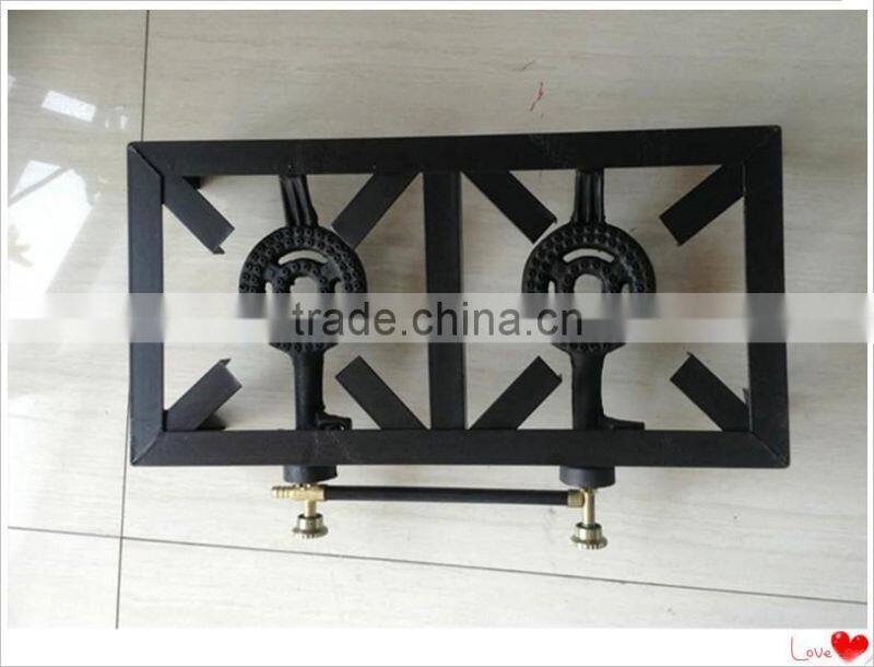 Steel frame gas cooker,cast iron gas burner for cooking to Africa