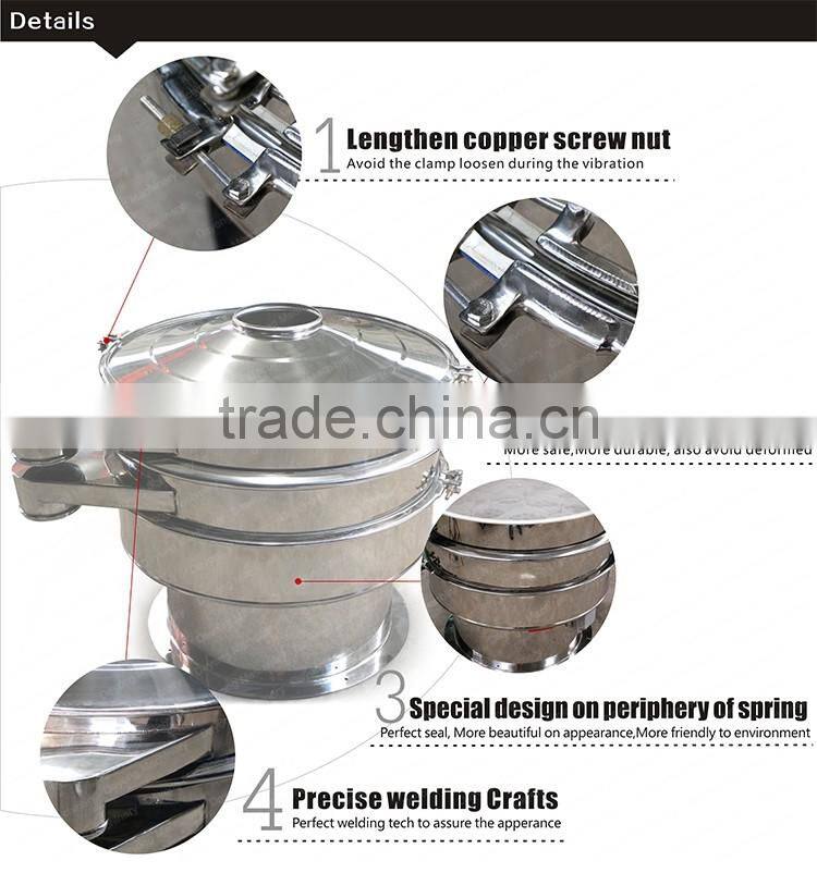 Vibration screen used for wood plastic composite industry