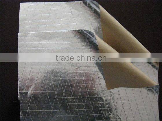 Aluminum Foil Face Laminated Kraft Paper for House Wrap Vapor Barrier