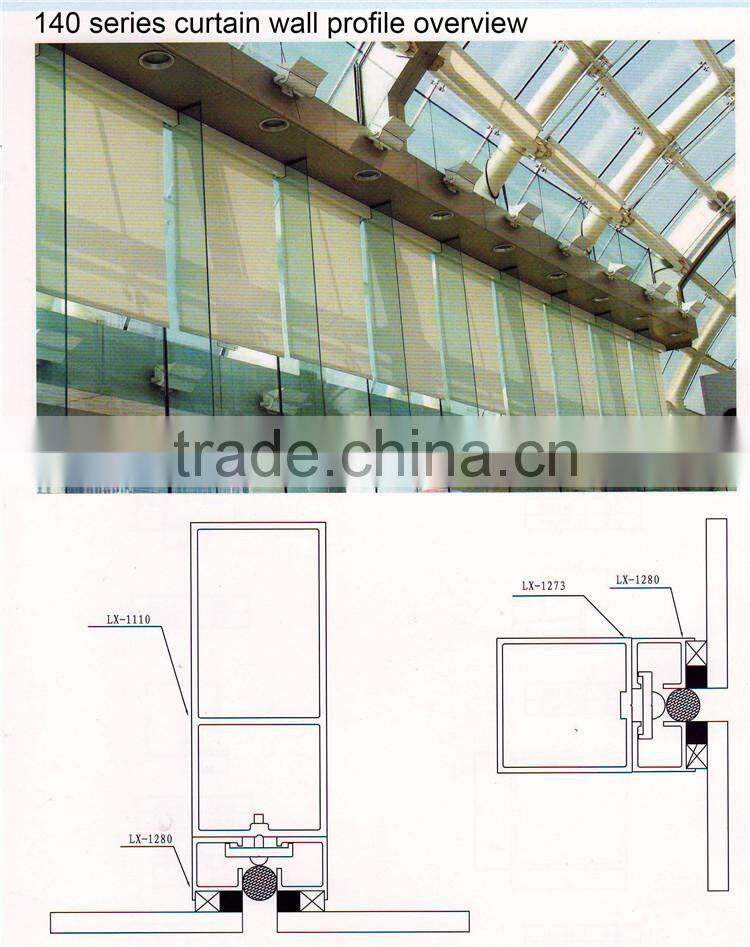 curtain wall aluminum profiles