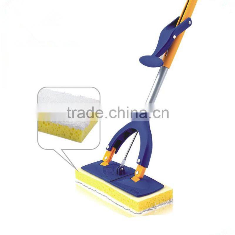Scalable Adjustable Clever Sponge Mop With Mop Wringer