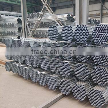 greenhouse framework round pre galvanized 86mm pipe