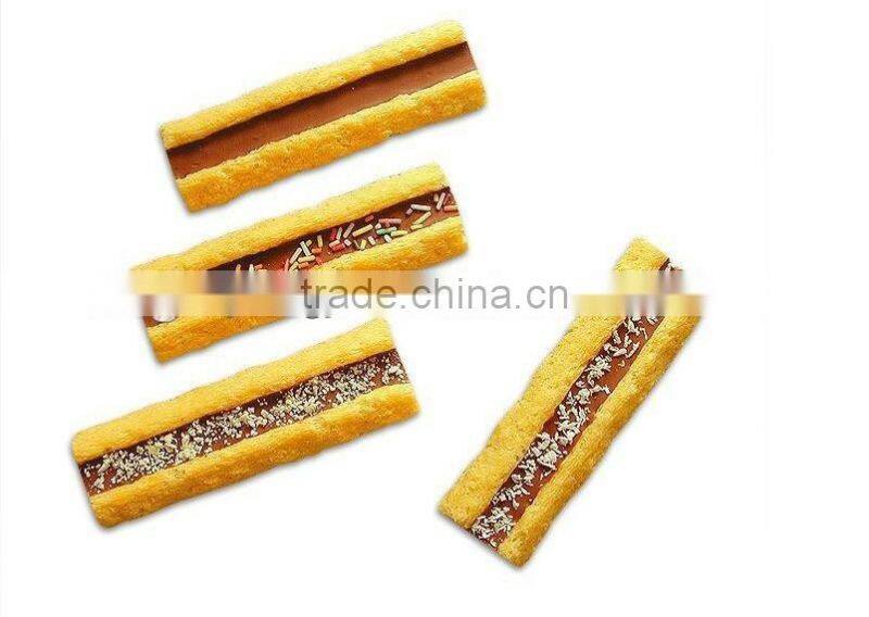 Automatic snack food processing line with core filling process with CE