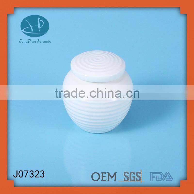 Chaozhou fengxi porcelain honey jars ,ceramic ginger jars,ceramic cruet,mason jar