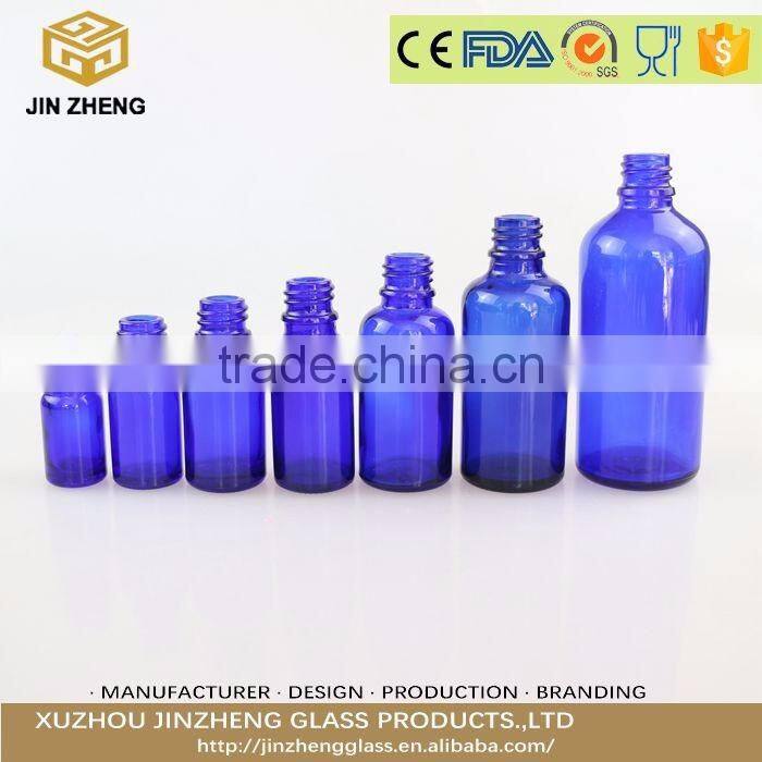 High quality glass essential oil bottle