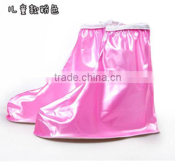 wholesale low price PVC Portable kids Waterproof Rain Shoes Cover
