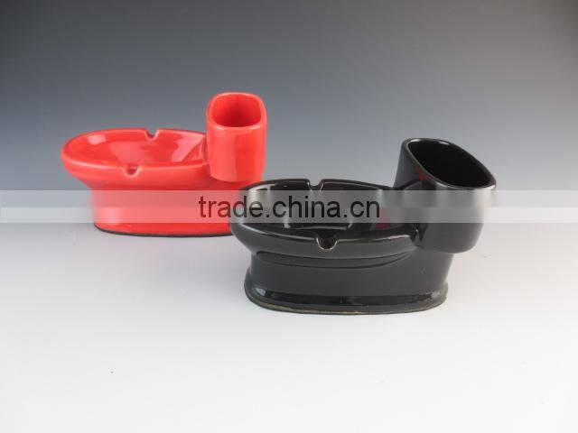 white ceramics type funny closestool shaped eco-friendly ashtray