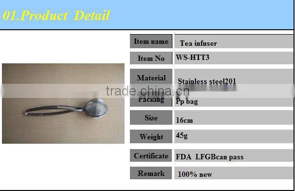 Tea strainer stainless steel tea balls phere locking infuser filter tea infuser tea maker easy carry