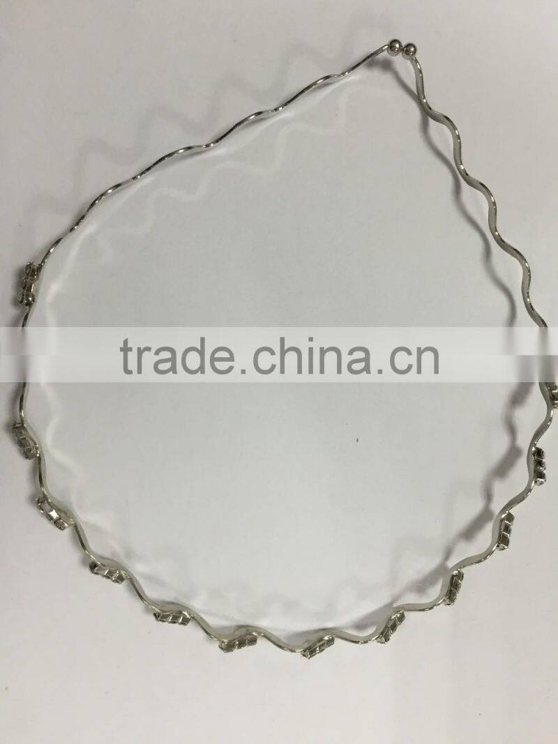 Hairpins Headwear Women Girl Rhinestone Crystal Headband Barrette Clips Hair Accessories