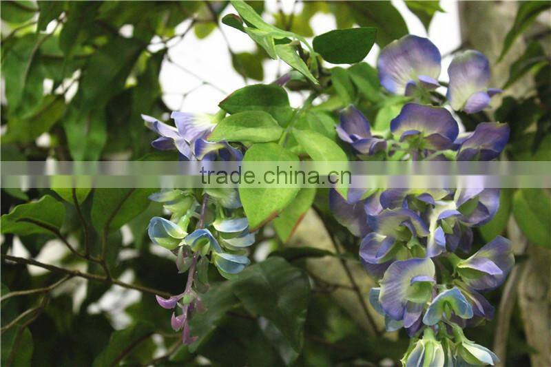 Home garden deco 50cm to 400 cm hight artificial purple large Chinese wistaria EDHS1501 1603