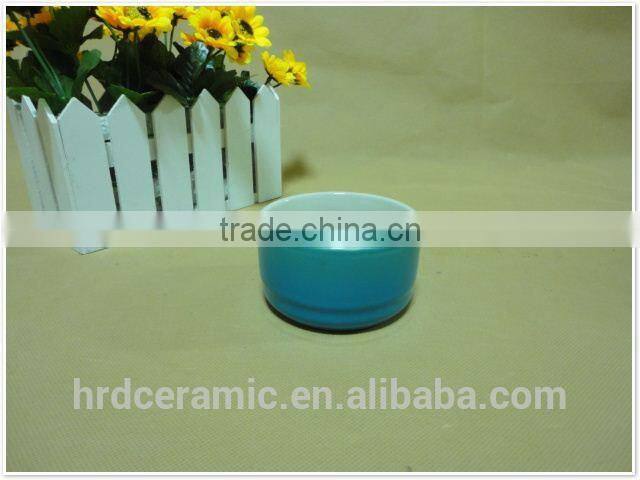Chinese white ceramic bowl for food storage