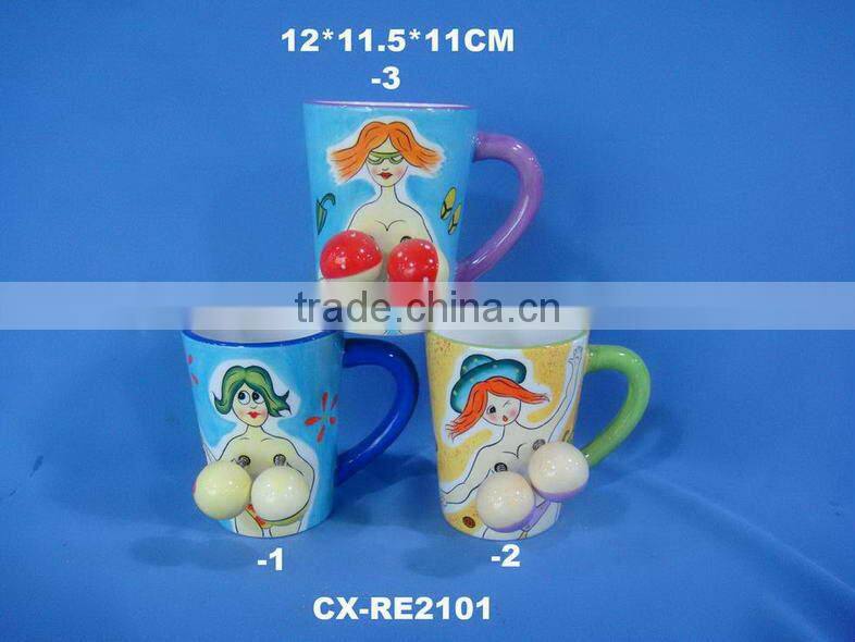 ceramic valentine mug-ceramic nose mug-plain black ceramic mug-ceramic soup mugs