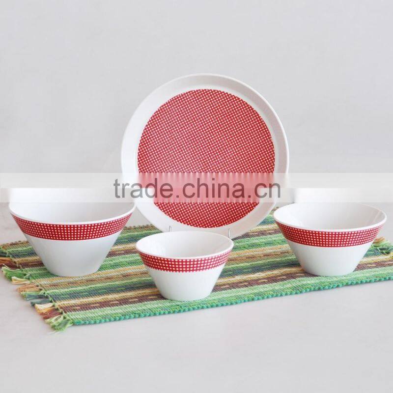 3pcs porcelain bowl set with plastic lid,set of 3pcs bowl with plastic lid,porcelain fresh bowl set
