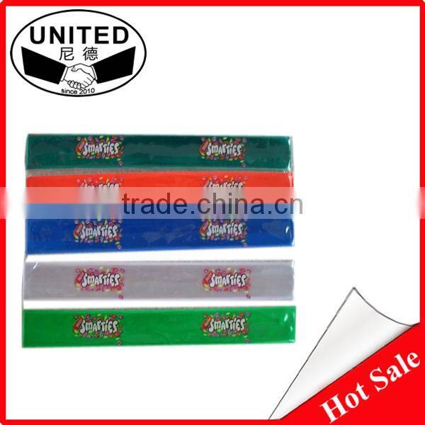 Full Color Printing Slap Bracelet Custom Design Snap Wrap