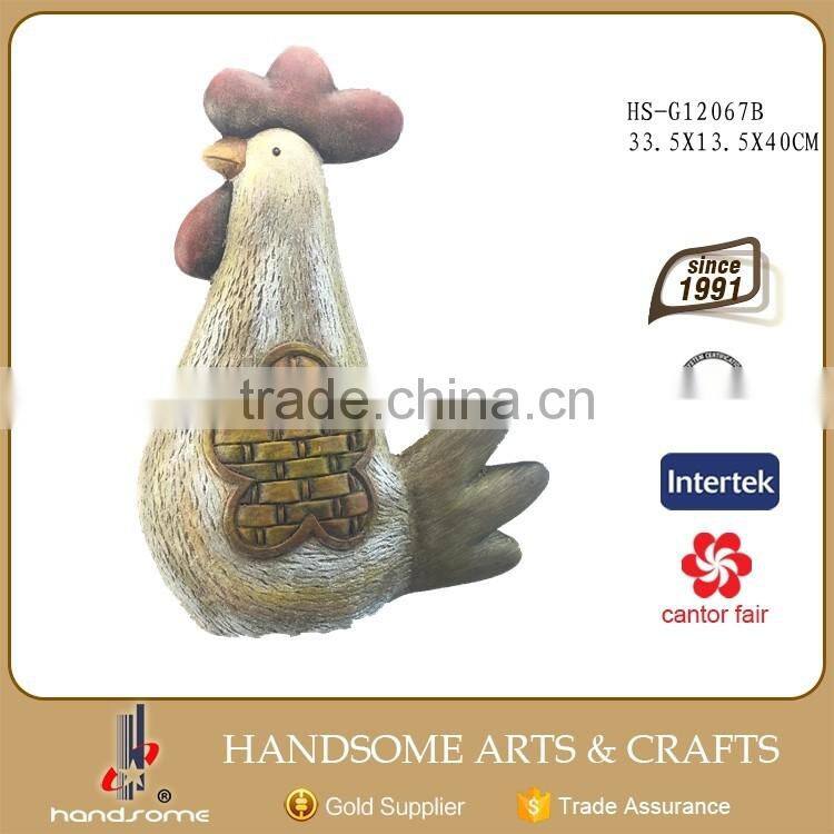 Festival Decoration Animal Figurine Hen Sculpture