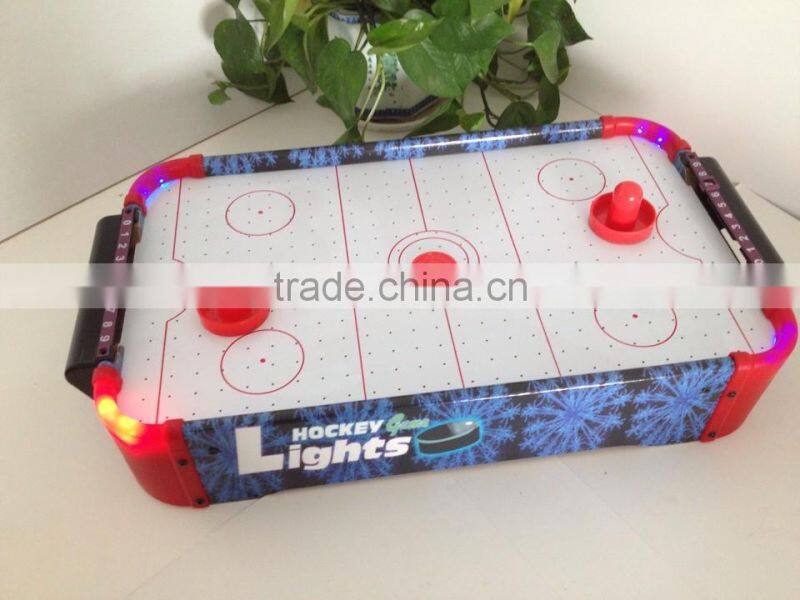 Air hockey table fashion design with led lights