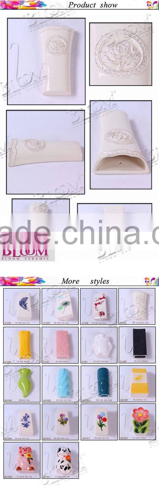 embossment simple hanging desgin ceramic humidifier