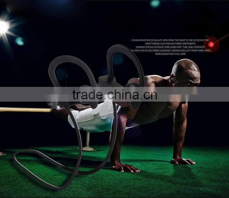 2016 OEM and ODM Private Label Custom Wireless bluetooth headset, wholsale cheap bluetooth earphone for sport