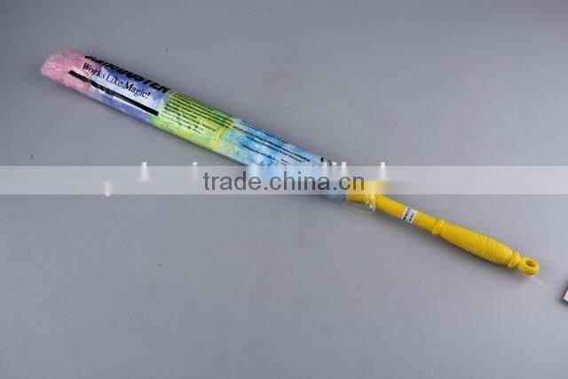 Colorful PP duster with plastic handle/plastic duster