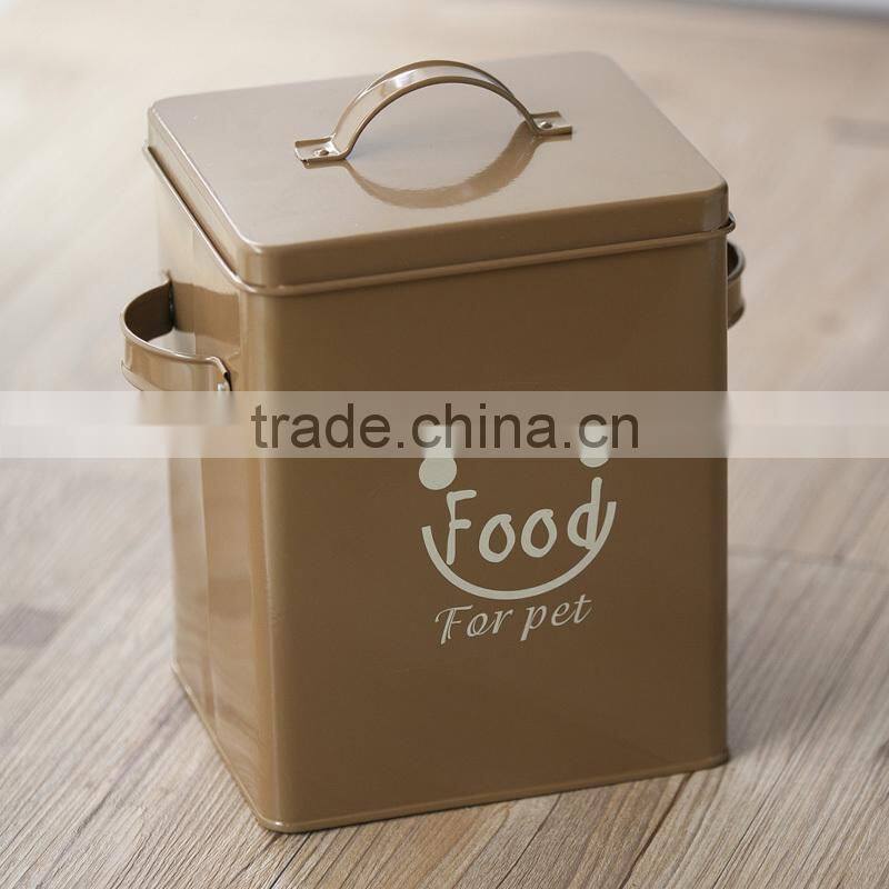 Household Large Capacity Metal Laundry Powder Box Tin Storage Container