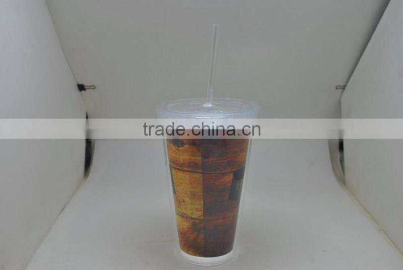 16oz double wall PS tumbler personalize for promotional
