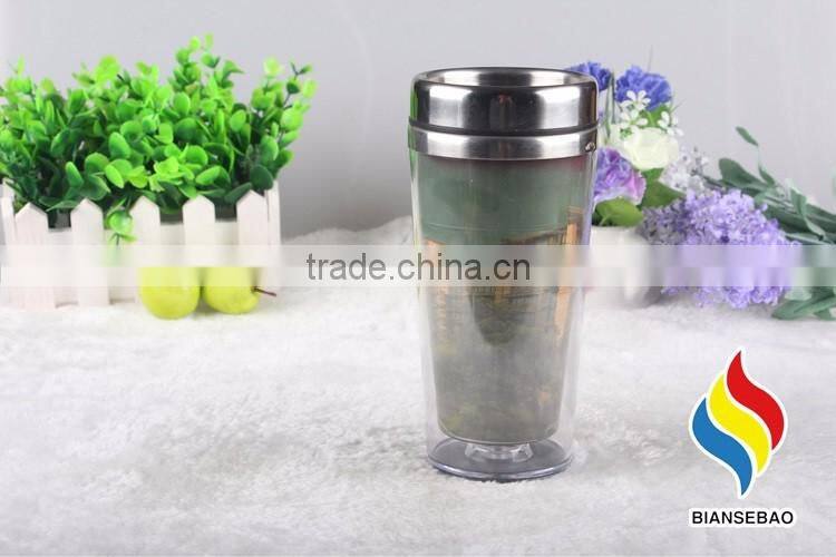double walled insulated coffee mug, wholesales custom travel coffee mug