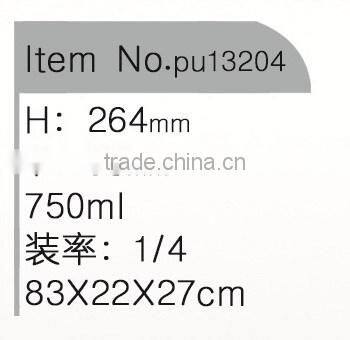 hot sale crystal wine decanting made in china wine glass pitcher with handle