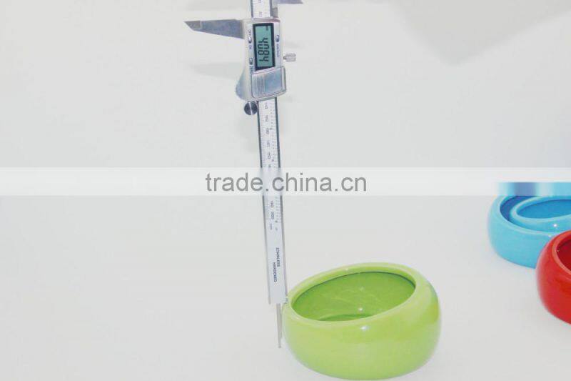 colorful porcelain pet feeding bowls&feeders