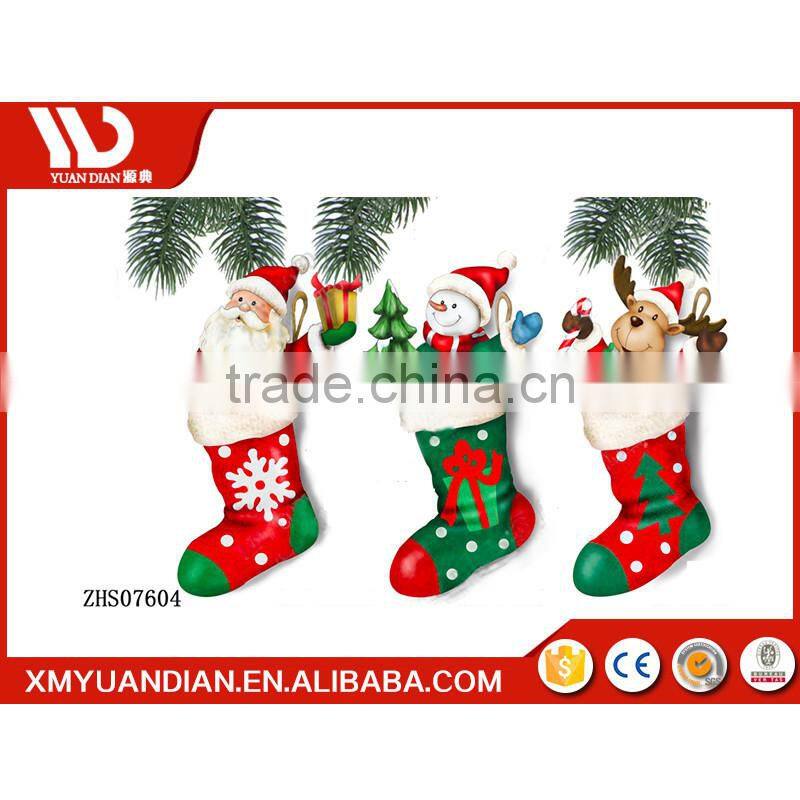 Gift Craft 2017 Trending Products Hanging Decoration Items Polyresin Personalized Christmas Ornaments