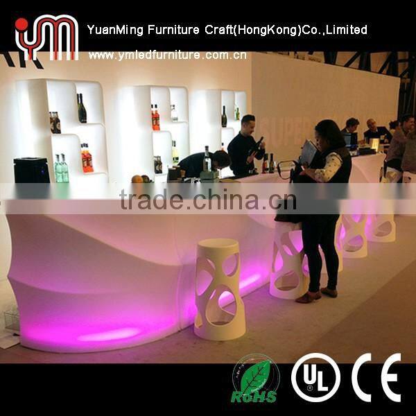 Led Light up Outdoor Furniture Led Bar Table and Chair