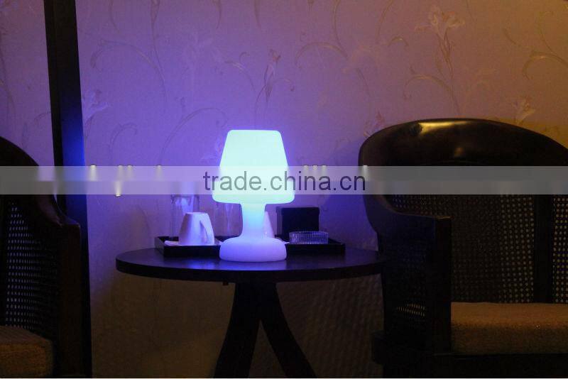 colorful rechargeable plastic led desk lamp