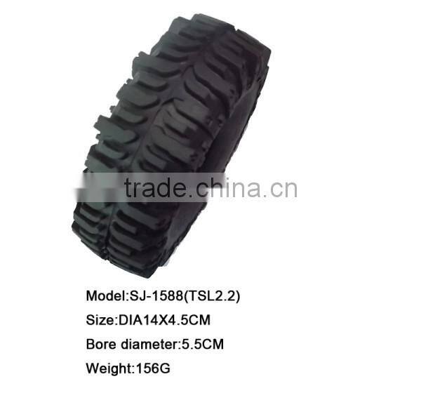 Rubber and silicone material toy tyres