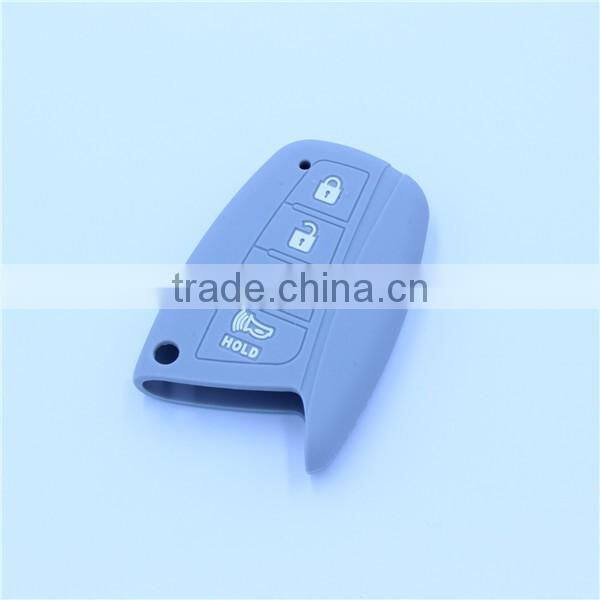 Factory Wholesale Exclusive Silicone Car Key Cover For Hyundai 4 buttons