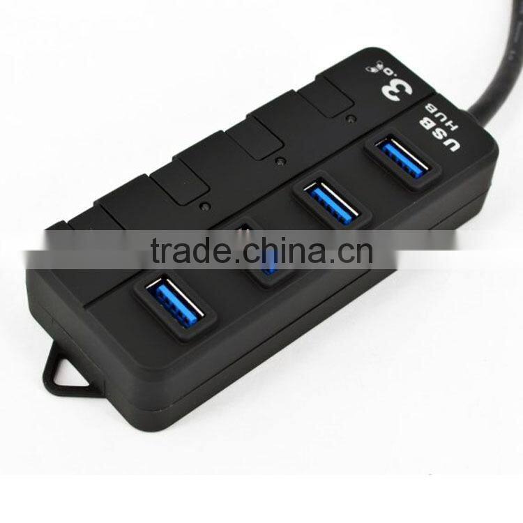 High quality 4 ports USB 3.0 HUB charging port