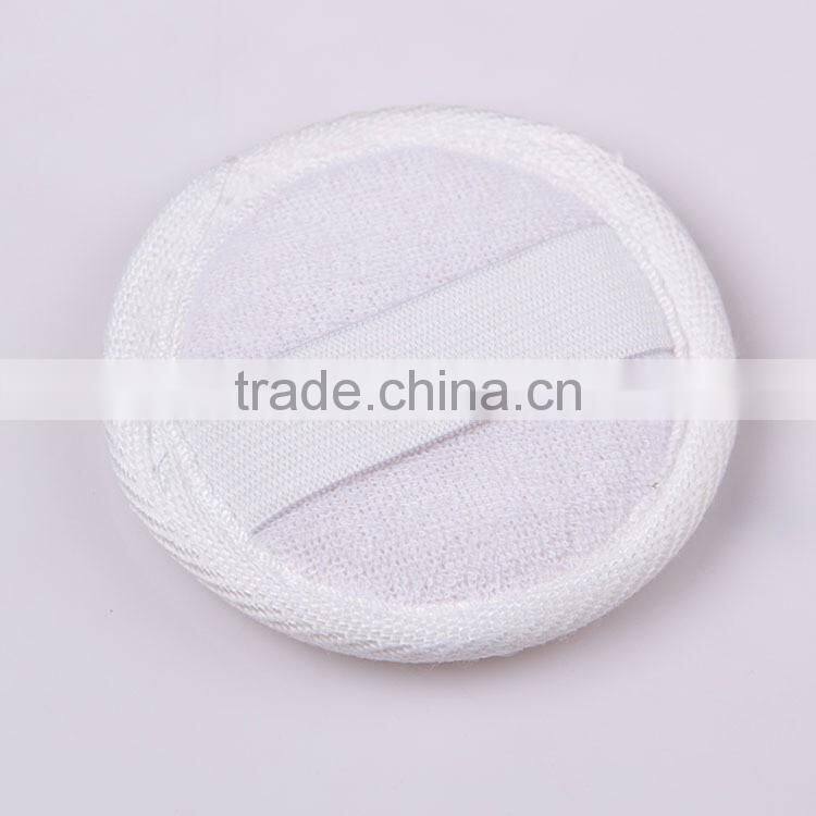 Round Bath and shower loofah luffa Body Scrubber With Elastic Belt