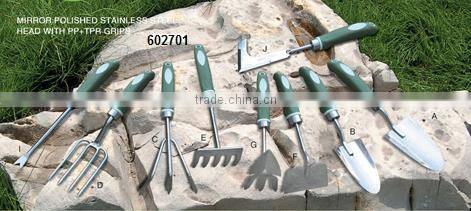 602701 Trowl and transplaner and grass knife garden tool set,mechanical tools set