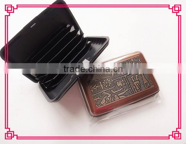 Aluminum Material and Unisex Gender Aluminum business card Wallet