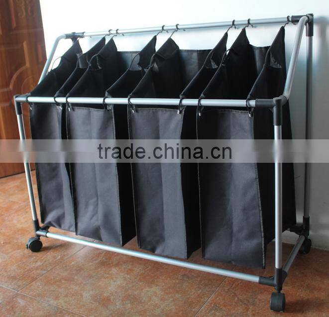 FACTORY SALE!!! Hotel and home usage triple laundry sorter without ironing board/4lift-off fableable landry sorter good quality