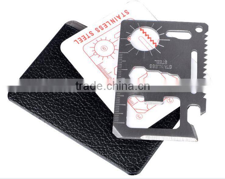 2016 New outdoor 15 in 1 Credit Card Multi Tool