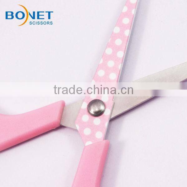 S38001HP1 5-1/4" New style Stainless Steel Heat transfer blade Household rubber stopper scissors