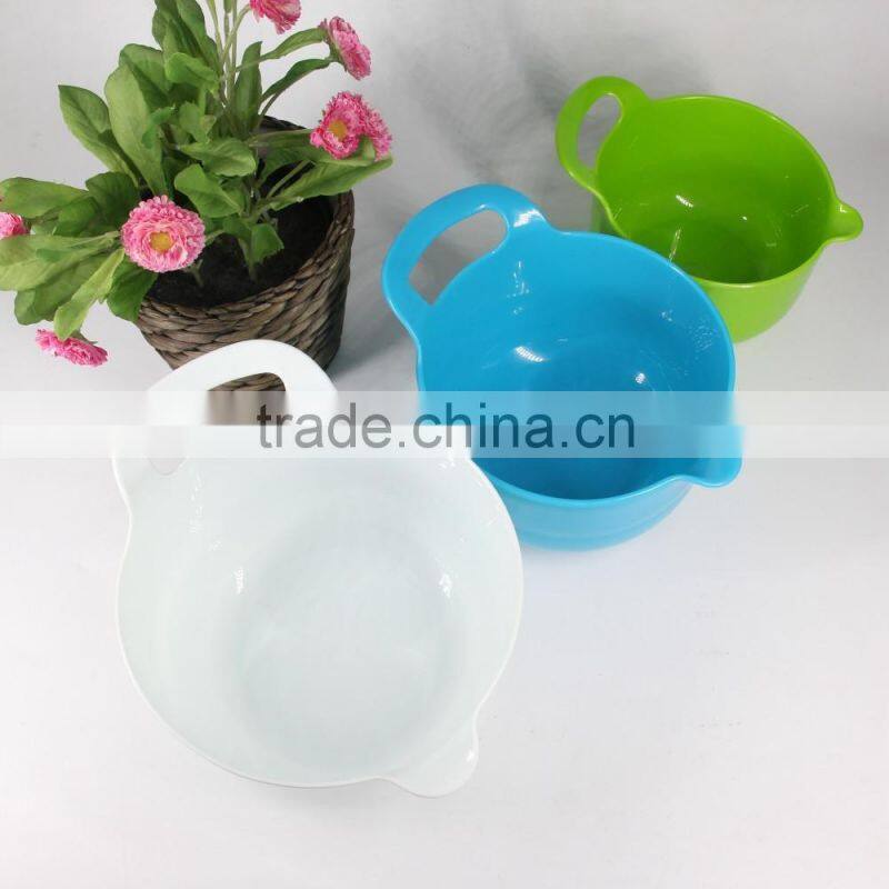 3pcs plastic mixing bowl set