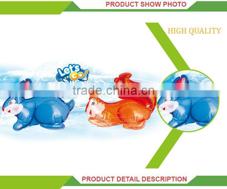 Wholesale cheap friction moving cartoon inflatable animal toys for kids