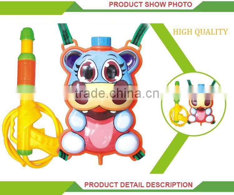 Latest toys plastic animal shape backpack professional water guns