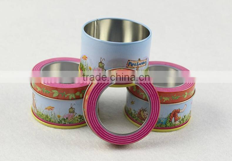 hot sale round biscuit tin box/ metal cookie tin can/ chocolate tin