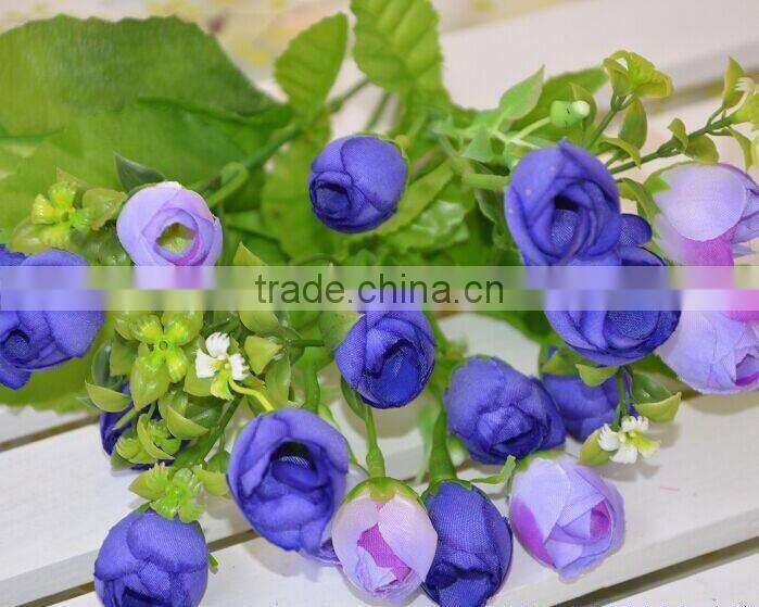 Wholesale cheap white small artificial flowers for sale
