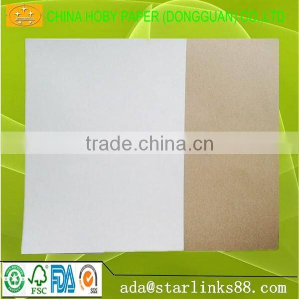 140g/170g white top kraft liner in sheet