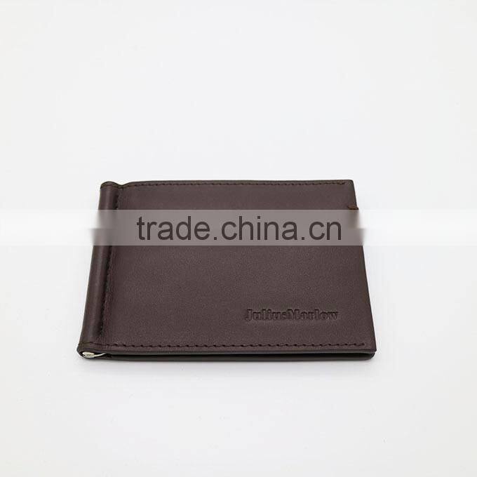 J0730a Genuine Leather Money Clip