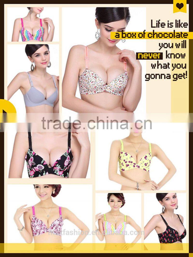 2015 Ultra-thin support sexy extreme push up bra