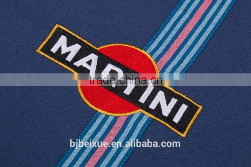 2016 Latest t shirt designs cotton blue China supplier men design your own t shirt