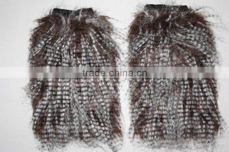 Fashion aux fur leg warmer boot cover